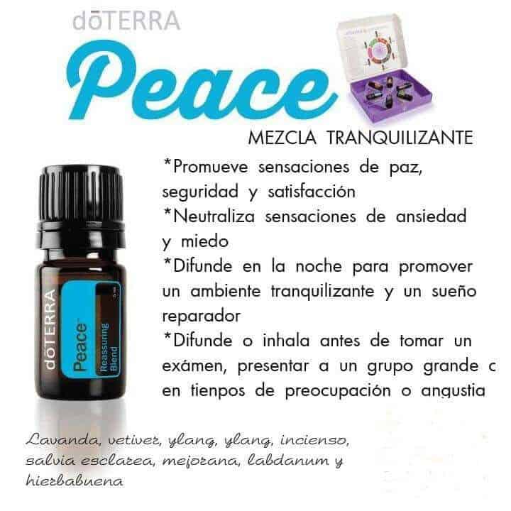 Peace mezcla de aceites esenciales